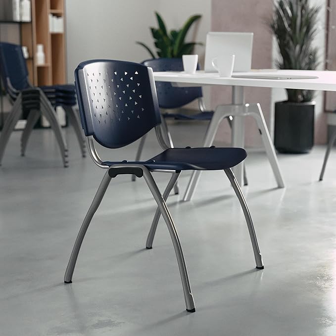 Flash Furniture Hercules Series Plastic Contoured Lobby Chairs