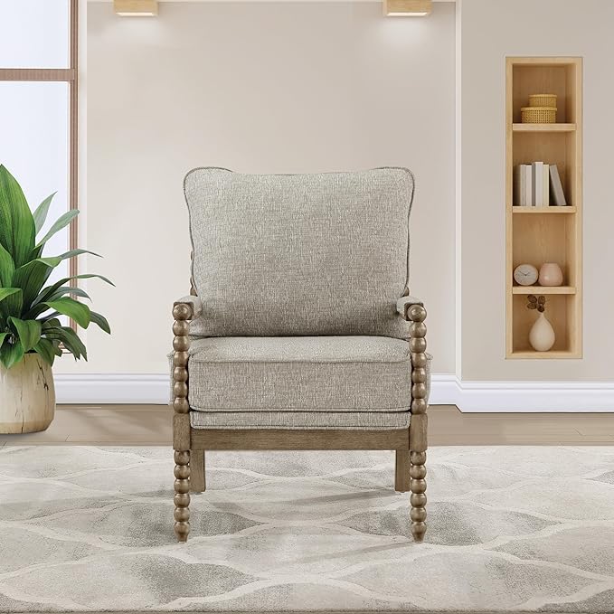 OSP Home Furnishings Fletcher Spindle Accent Chair