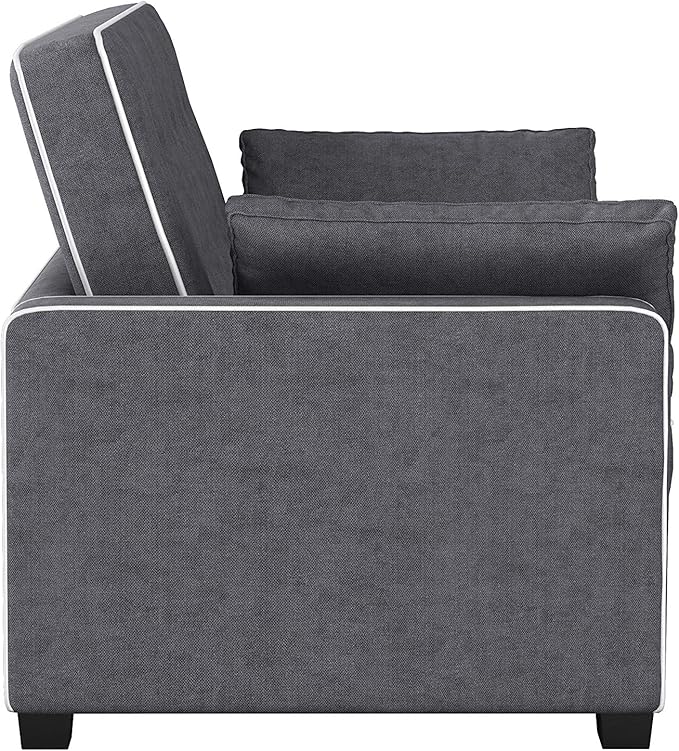 Serta Ainsley 66.5" Convertible Sleeper Loveseat, Full Size, Dreamcoil Comfort