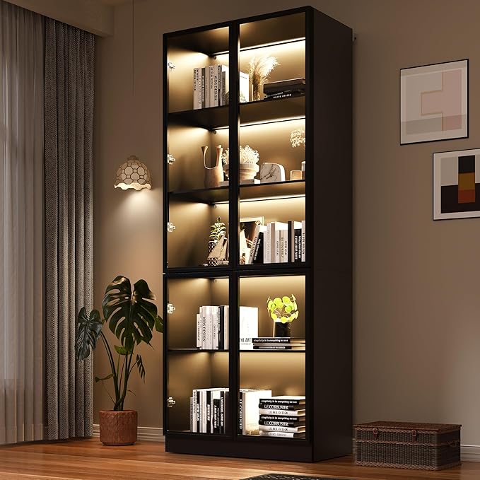 Wildhome Wooden Display Storage Cabinet