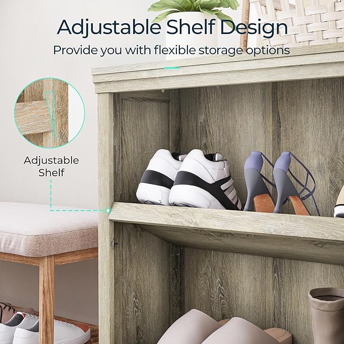 LINSY HOME 2-Tier Bookcase and Bookshelf, Small Wood Display Storage Shelves