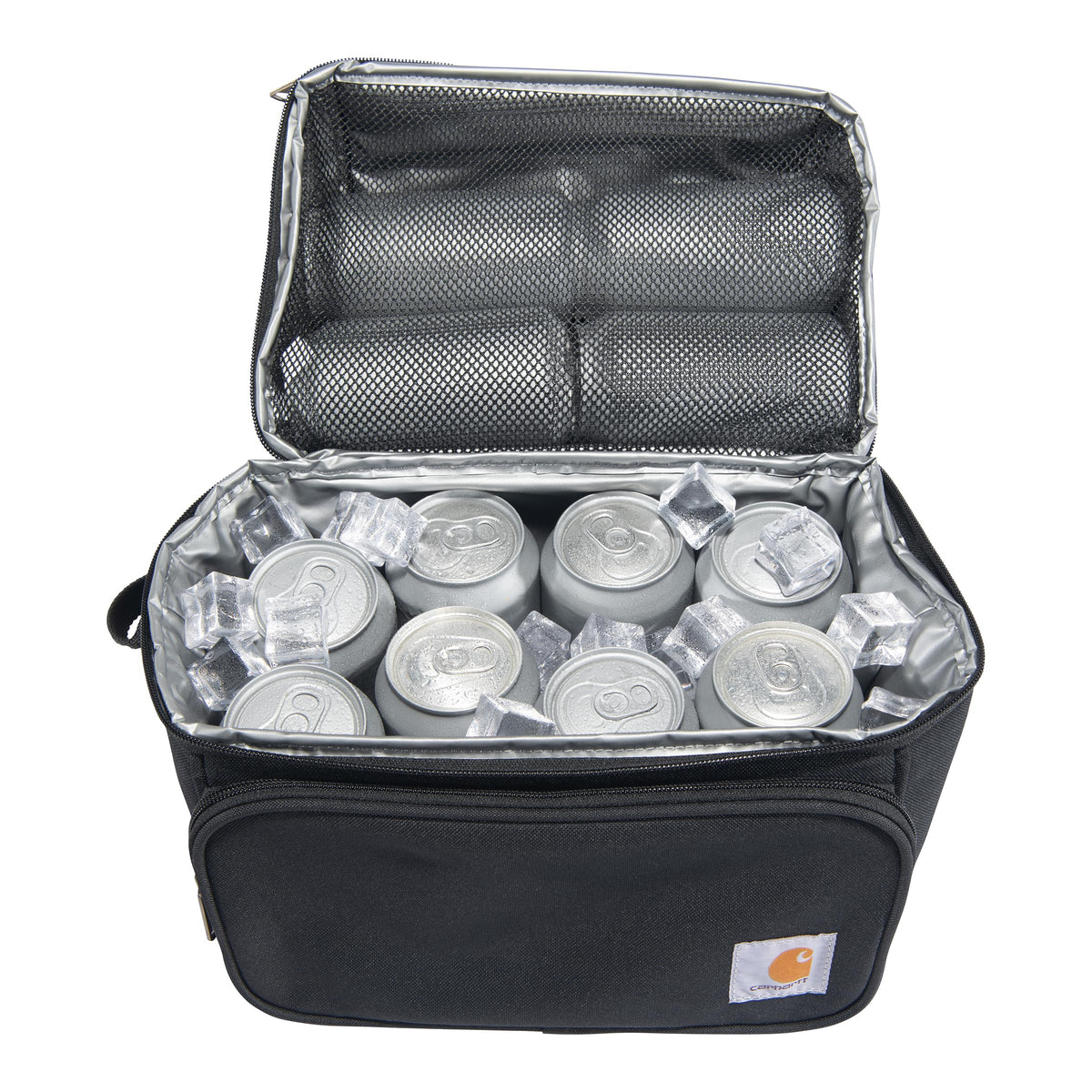 Carhartt Camping Cooler, Worksite Lunchbox, Soft Shell Lunch Bag for Construction Sites, Work and Everyday Use, Black