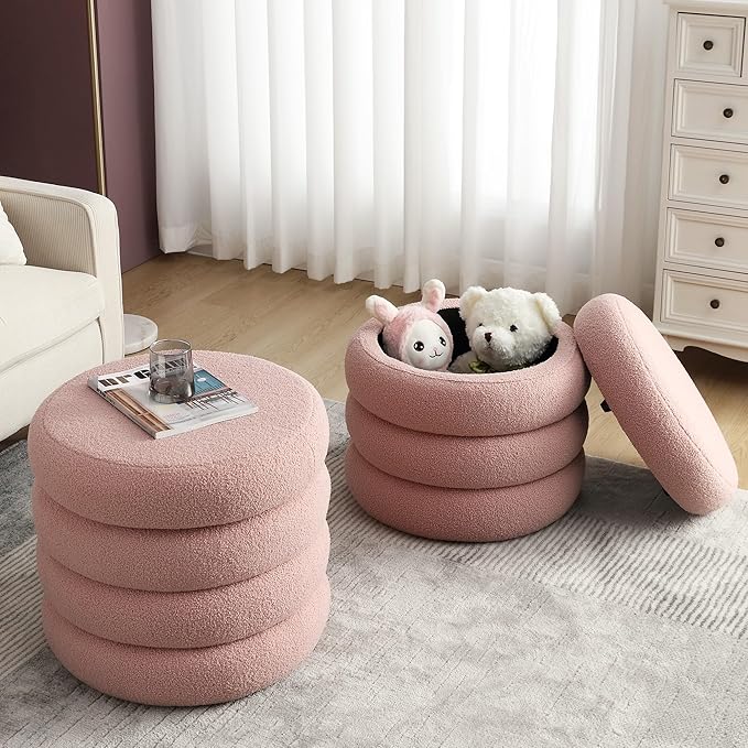 Flouki Round Ottoman, Ottomans