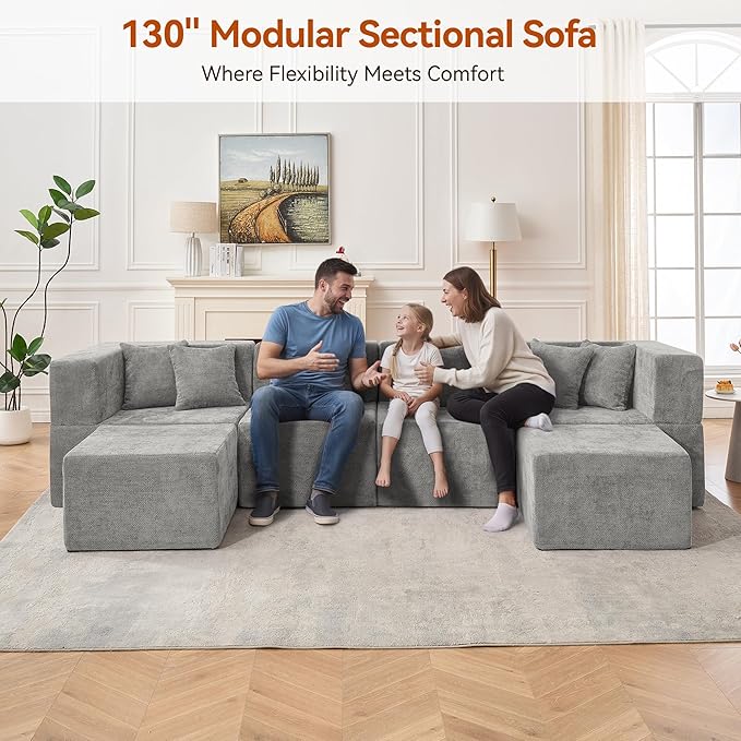 MONVANE Modular Sectional Cloud Couch