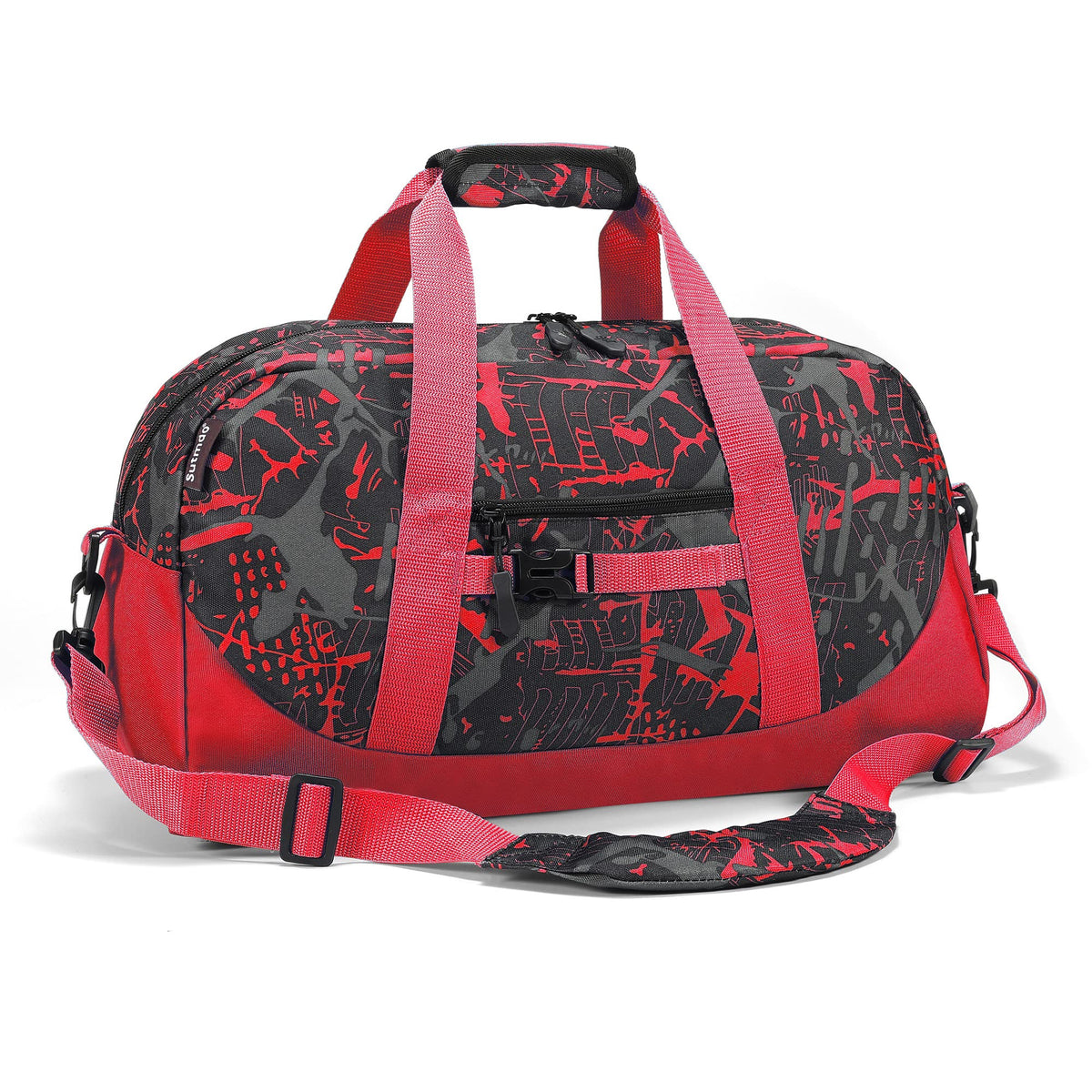 Stumdo Kids Overnighter Duffel Bags for kids, Carry-On Size & Ideal for School Practice or Overnight Travel Weekender Tote for Travel Gym Sport bag for Boys & Girls (11tyhong)
