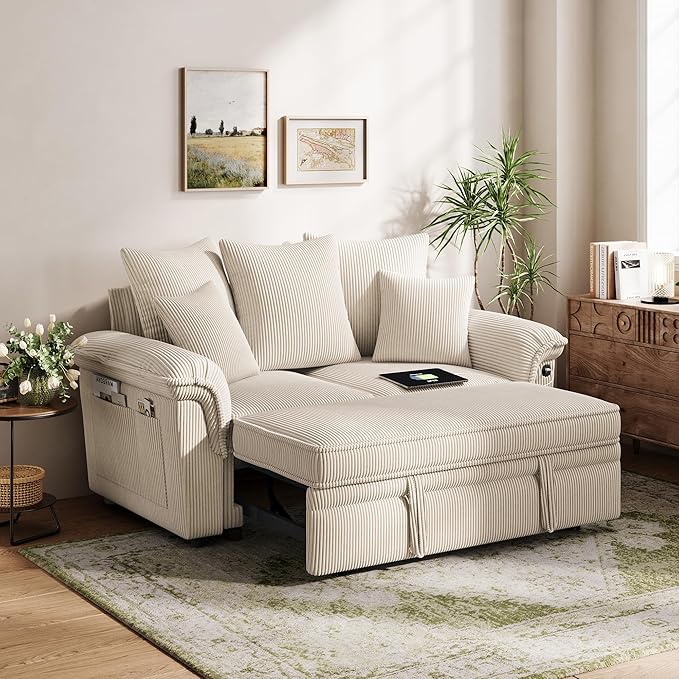 LINSY HOME Sectional Loveseat Sofa