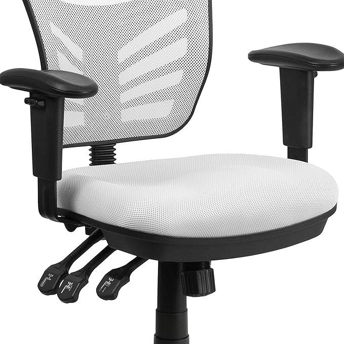 Flash Furniture Nicholas Mid-Back Swivel Office and Gaming Chair, Ergonomic