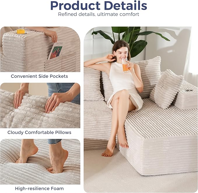MAXYOYO Modular Sectional Couch
