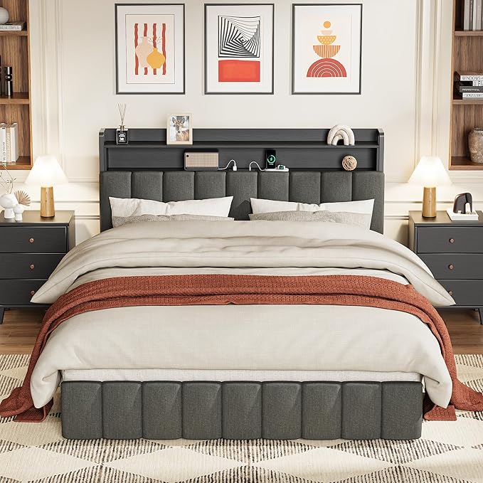 PRAISUN Bed Frame Queen Size
