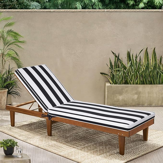 Only choice Chaise Lounge Cushions Outdoor, Fade & Water Resistant Patio Lounge
