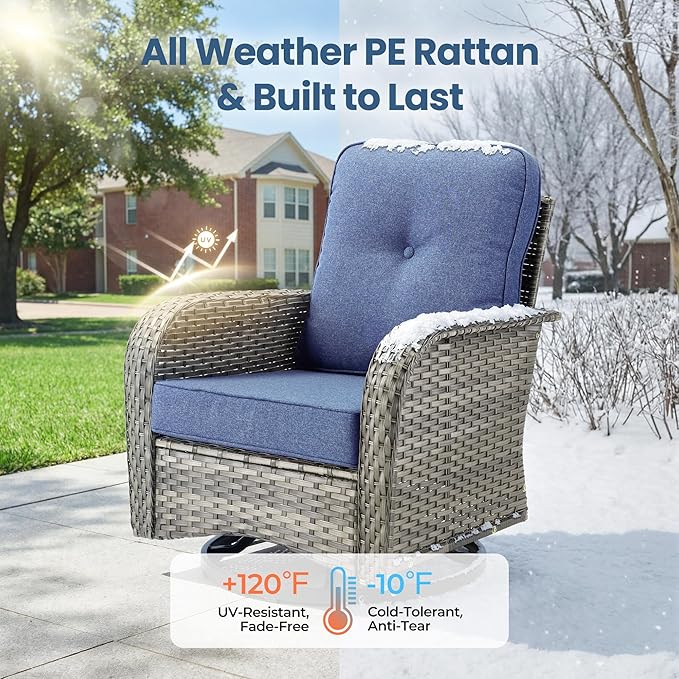 Weaxty Wicker Patio Furniture Set