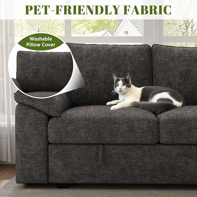 108 Inch Sectional Sleeper Sofa