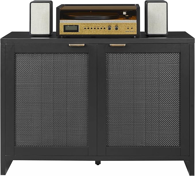 Crosley Furniture Kenji Media Console, Record Player Stand