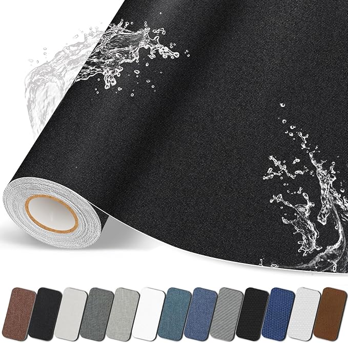 Fabric Repair Patches, Linen Self-Adhesive Fabric Repair Tape, Strong Sticky