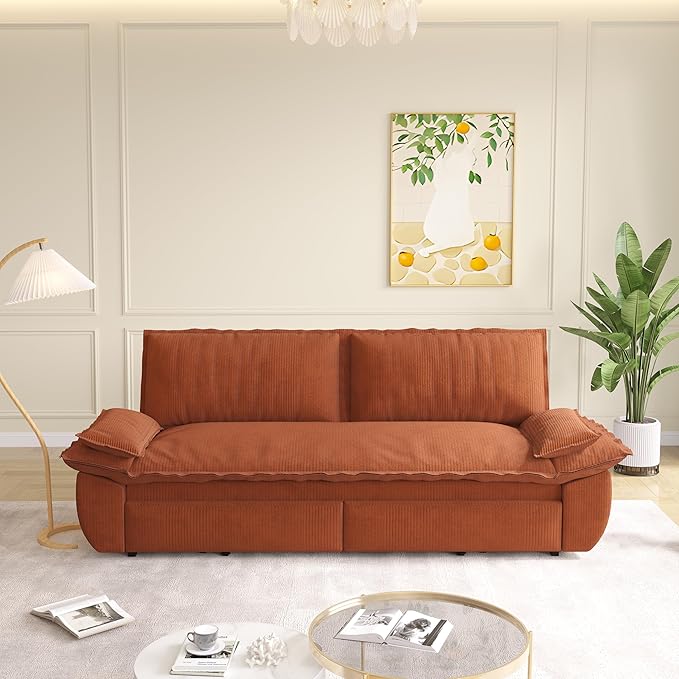 73.2" Sofa Bed Queen, 3-in-1 Pull Out Sofa Bed
