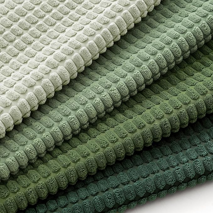 MIULEE Sage Green Pillow Covers 22x22 Inch Set of 4 Spring Boho Farmhouse Home