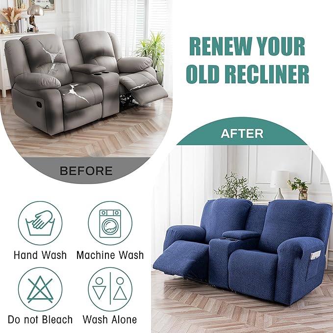 Genina Recliner Loveseat Covers