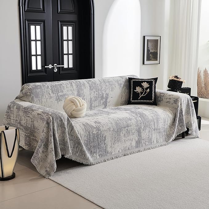 MYSKY HOME Couch Cover for Sectional Sofa Set Furniture Sofa Cover Washable for