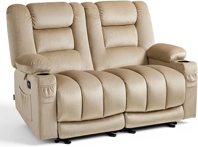 MCombo 55.9" Zero Gravity Power Loveseat Recliner