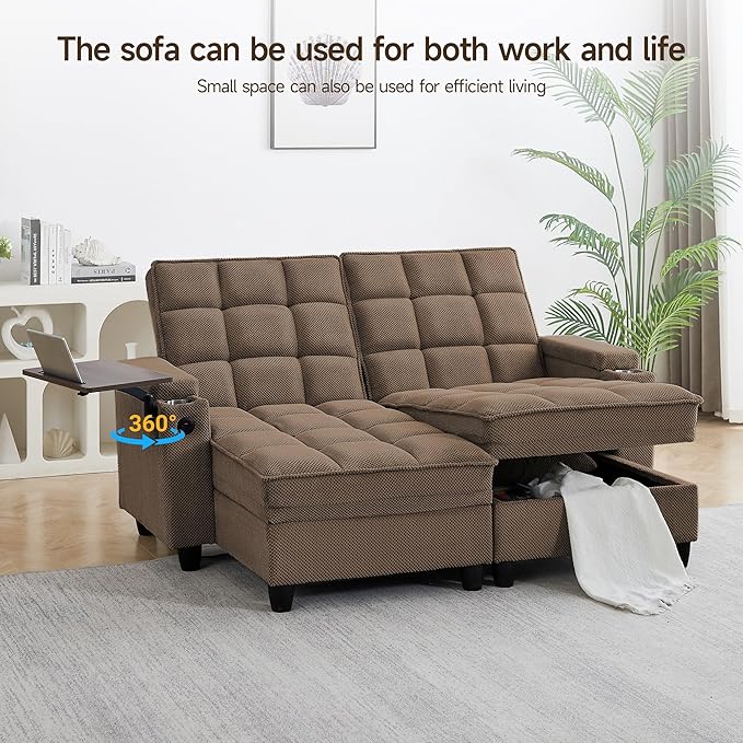 Auvsoce 71" Loveseat Recliner Chair