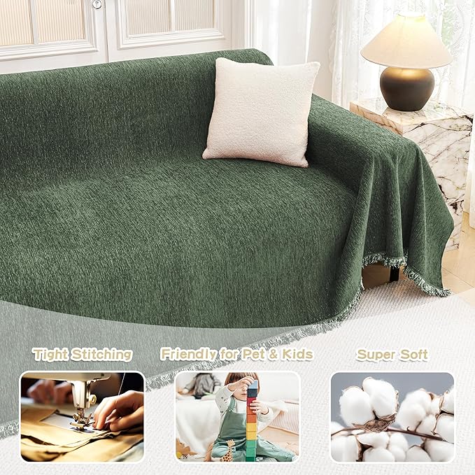 MYSKY HOME Oversized Sofa Covers Couch Covers