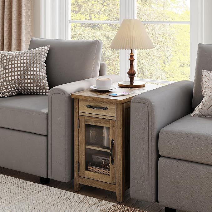 LINSY HOME End Table Set of 2