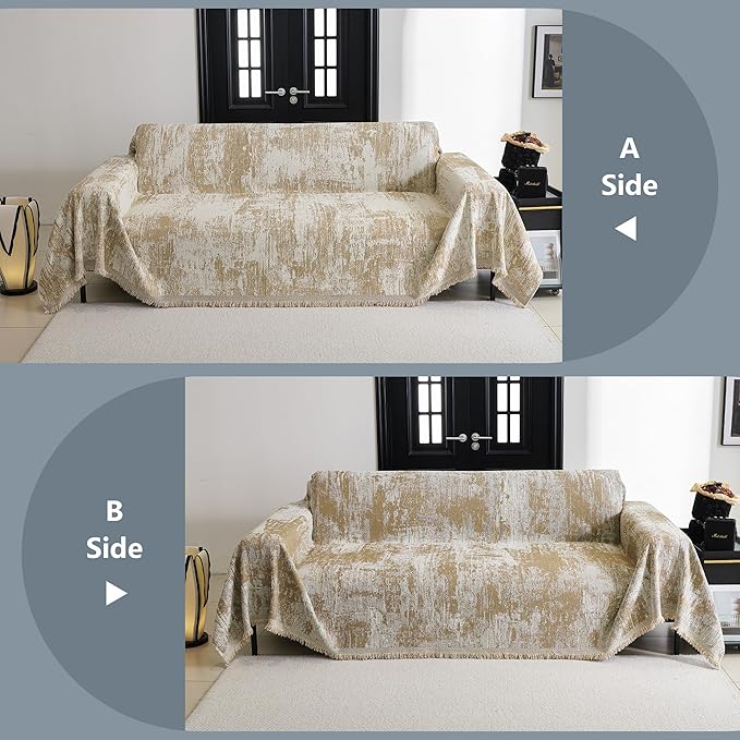 MYSKY HOME Couch Cover for Dogs Washable Couch Sofa Protector for Loveseat Sofa