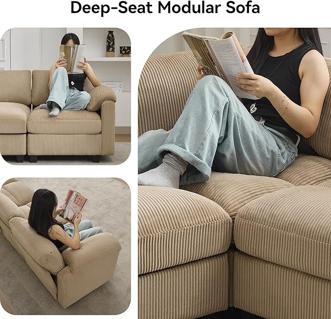 114'' U-Shaped Sectional Couch