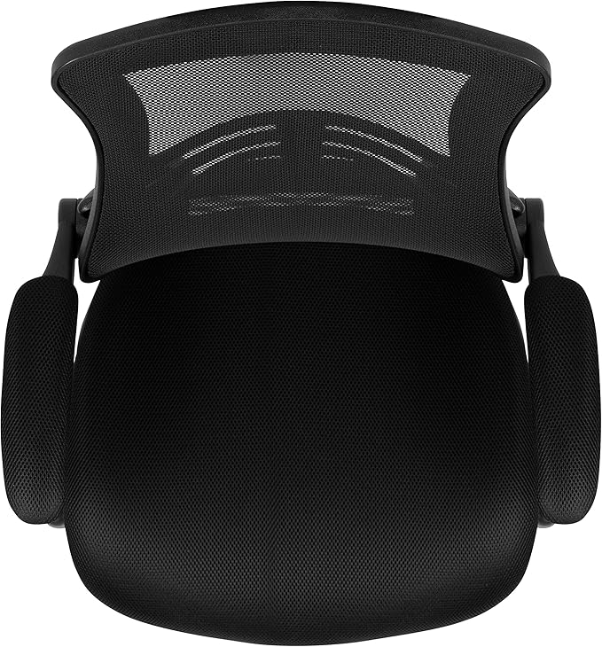 Flash Furniture Kelista Mid-Back Black Mesh Swivel Ergonomic Task Office Chair