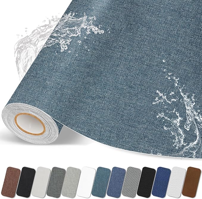 Fabric Repair Patches, Linen Self-Adhesive Fabric Repair Tape, Strong Sticky