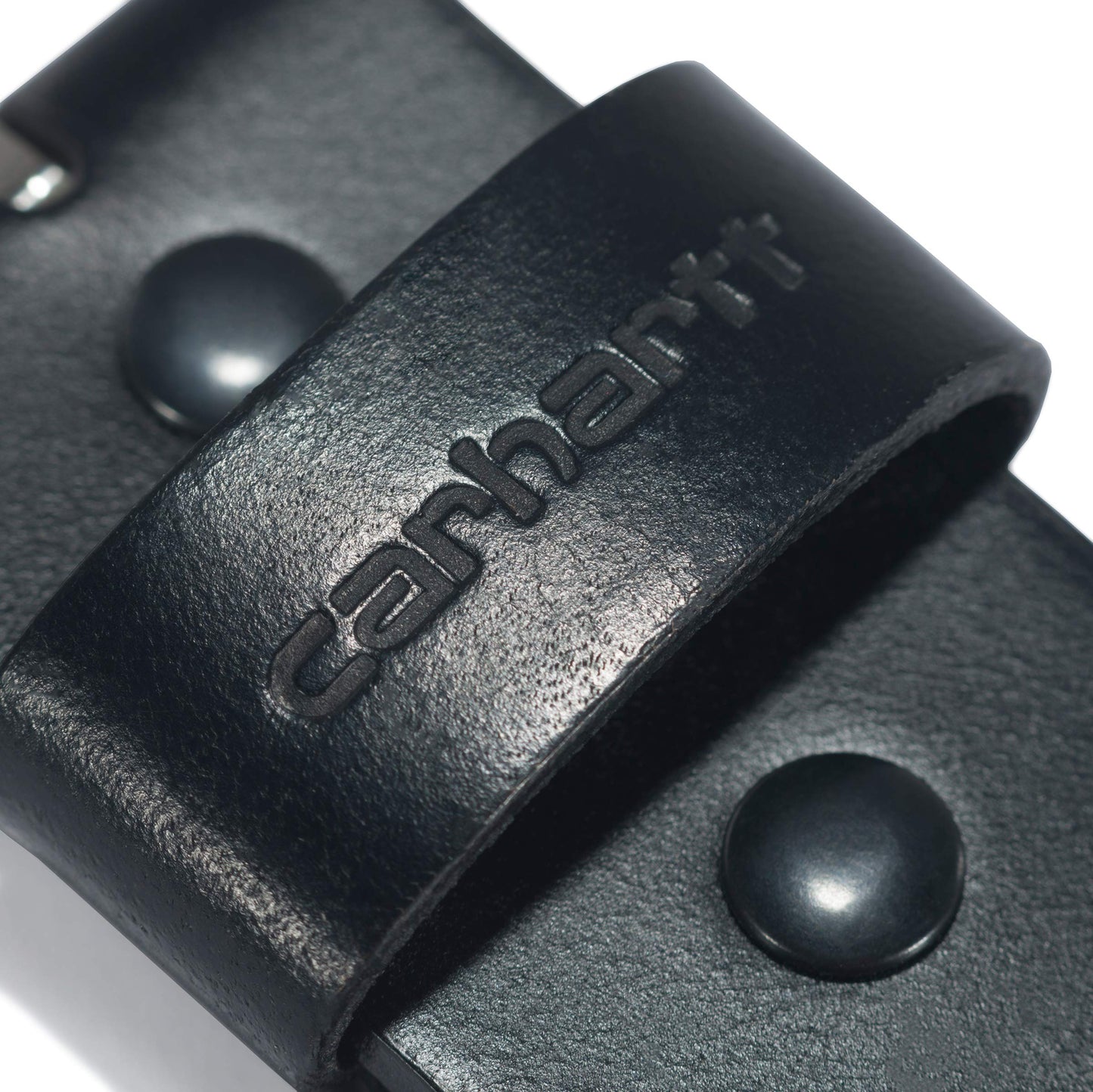 Carhartt Men's Bridle Leather Classic Buckle Belt, Black, 36