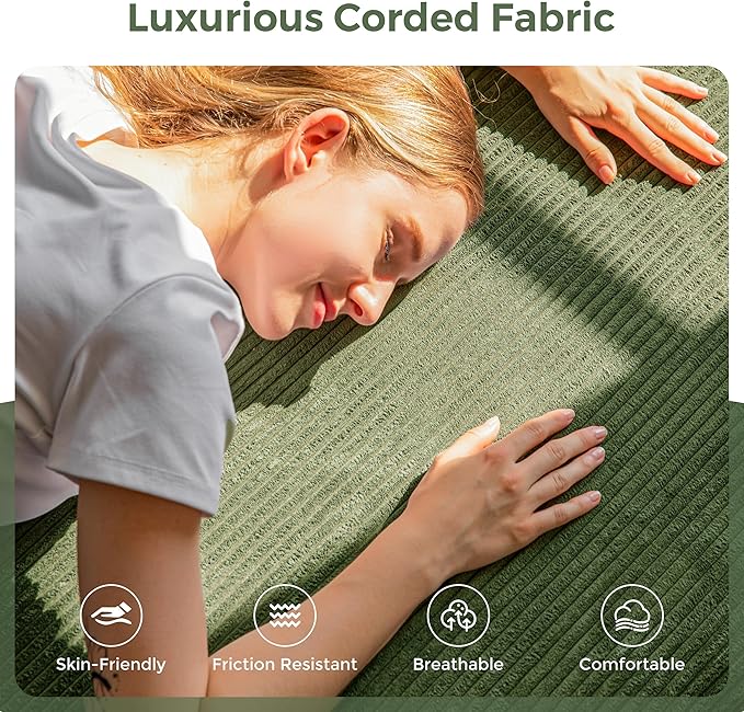 MAXYOYO Convertible Sofa Bed, Folding Sleeper Chair