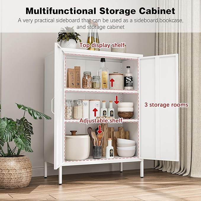 Bevivog Metal Locker Cabinet