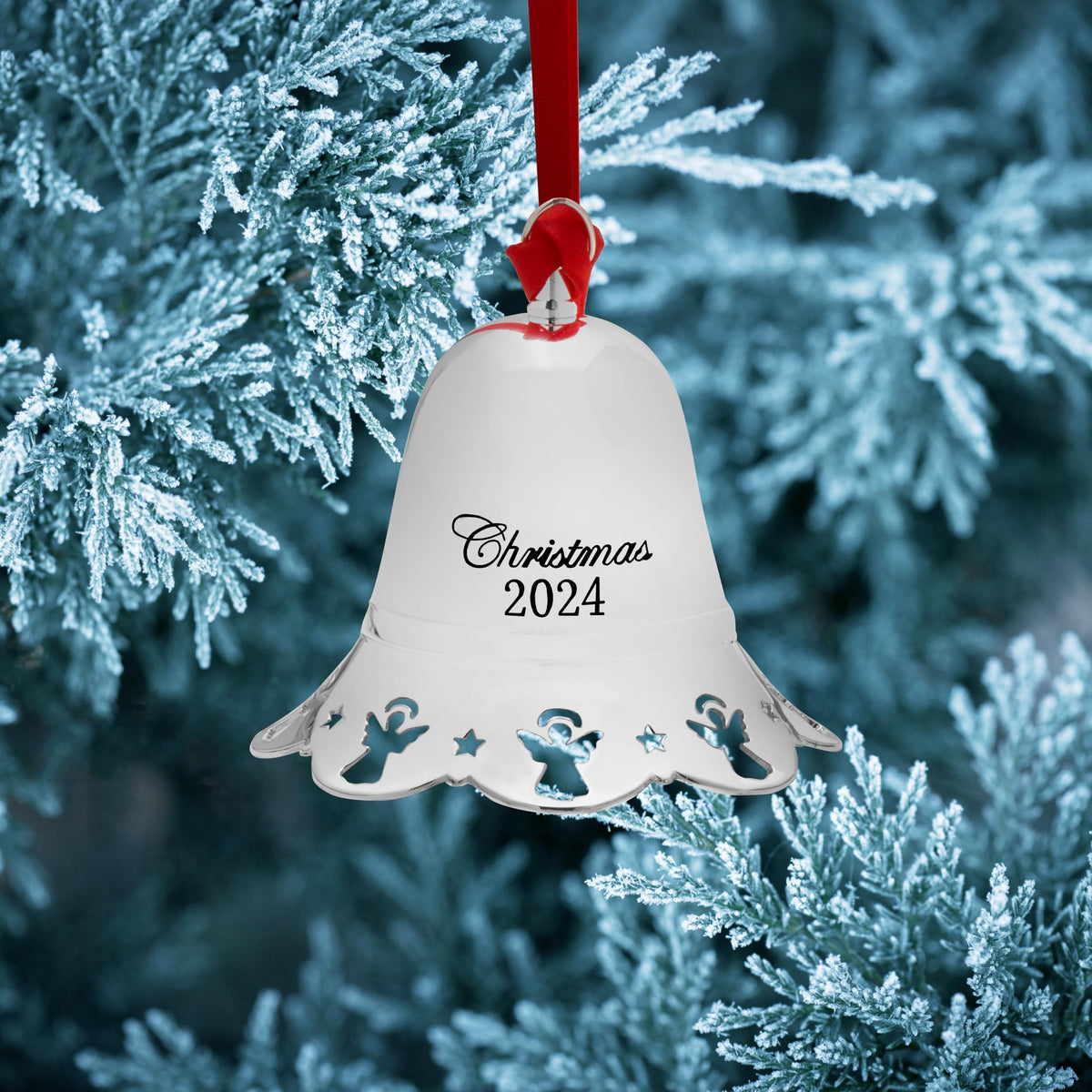Towle 2024 Silver-Plated Musical Bell Ornament 44th Edition