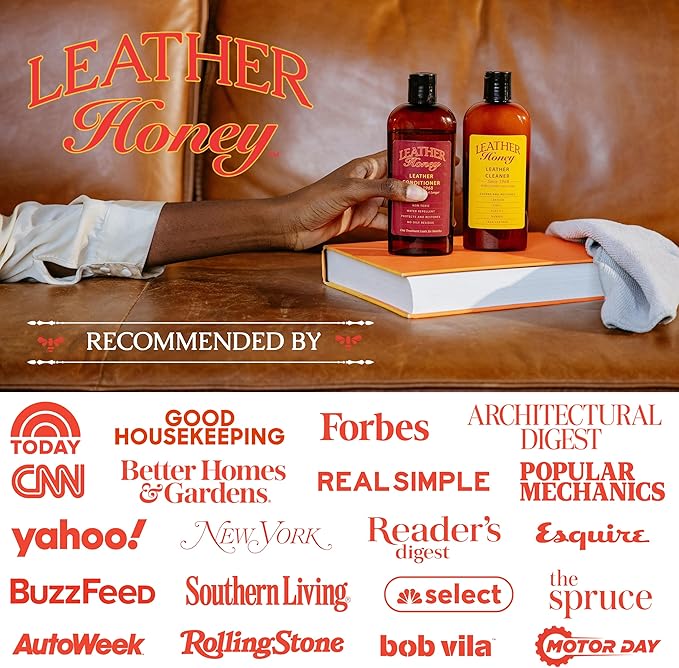 Leather Honey Best Leather Conditioner Since 1968.