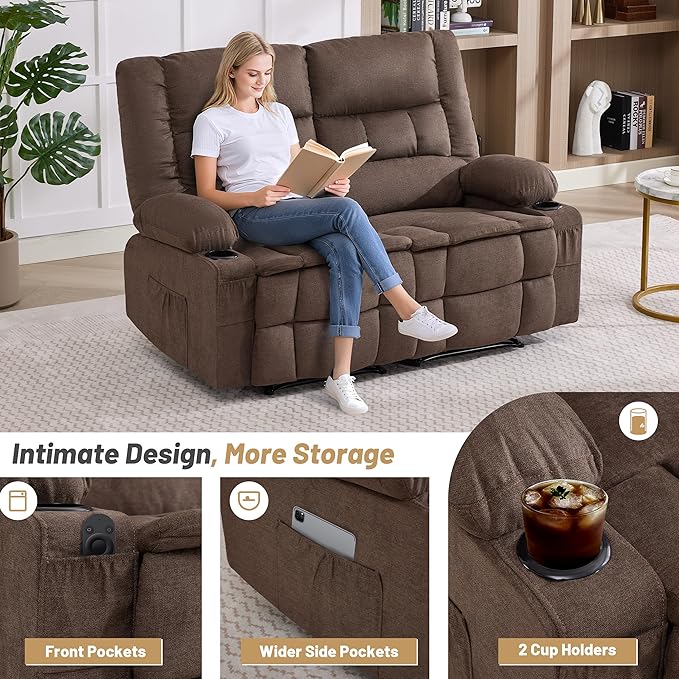 Loveseat Recliner Sofa, Big Large Reclining Sofa