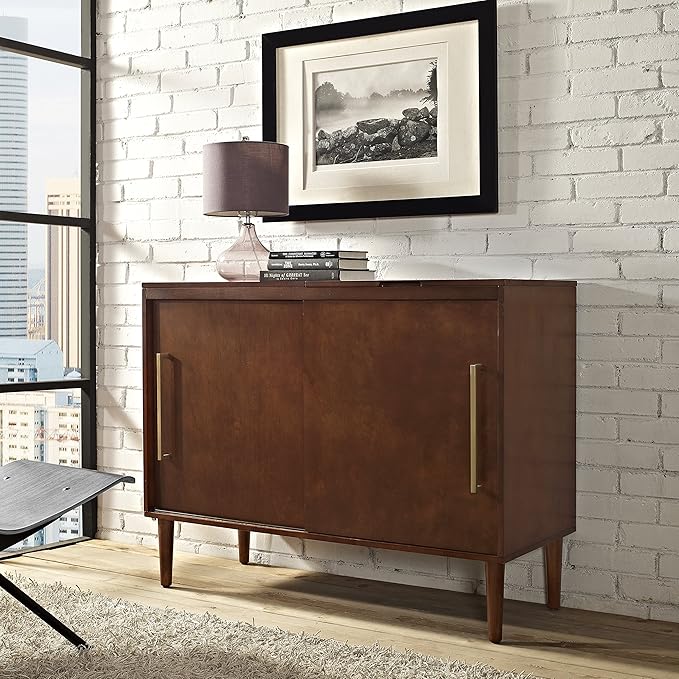 Crosley Furniture Everett Media Console and Record Player Stand