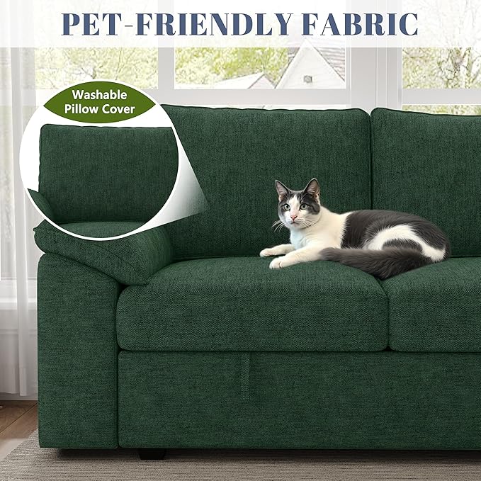 85 Inch Modular Sectional Sofa