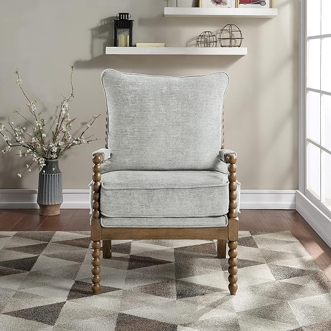 OSP Home Furnishings Fletcher Spindle Accent Chair